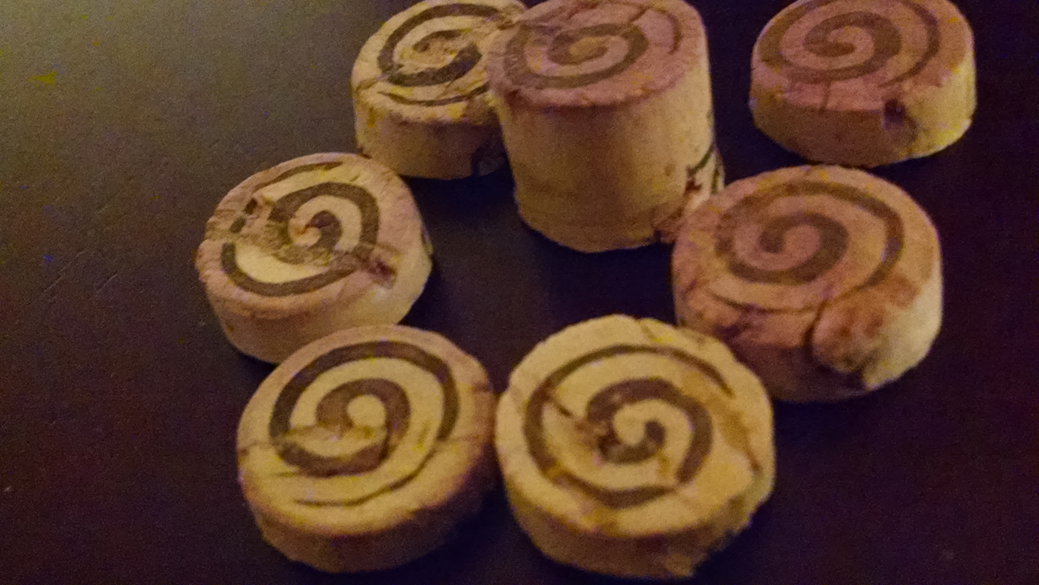 Cork pieces with Spiral design